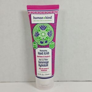 Human + Kind Moisturizing Hand Scrub Elderflower Raspberry Gommage  2.5 oz Vegan